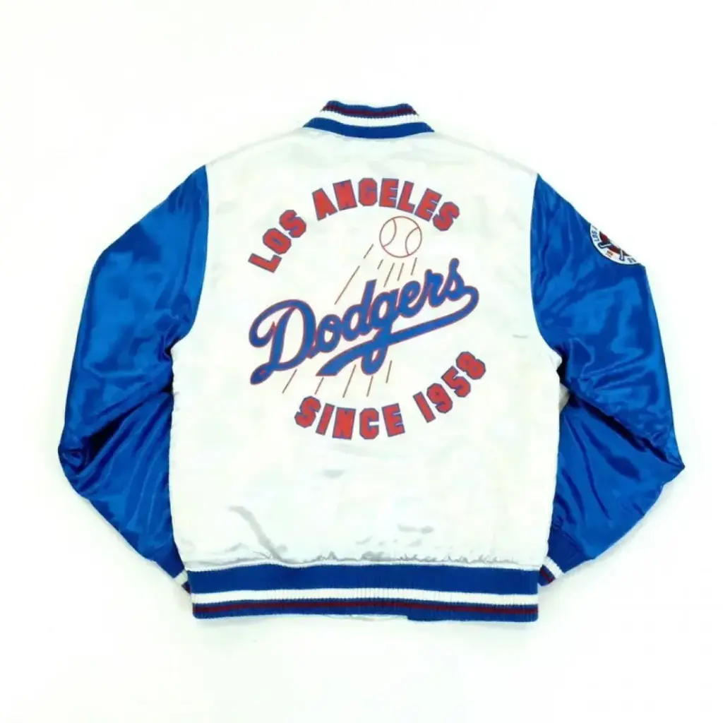 LA Dodgers White and Blue Jacket