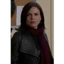 Once Upon a Time S03 Lana Parrilla Black Leather Jacket