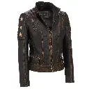 Vintage Style Star Wars Women Leather Jacket