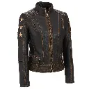 Vintage Style Star Wars Women Leather Jacket