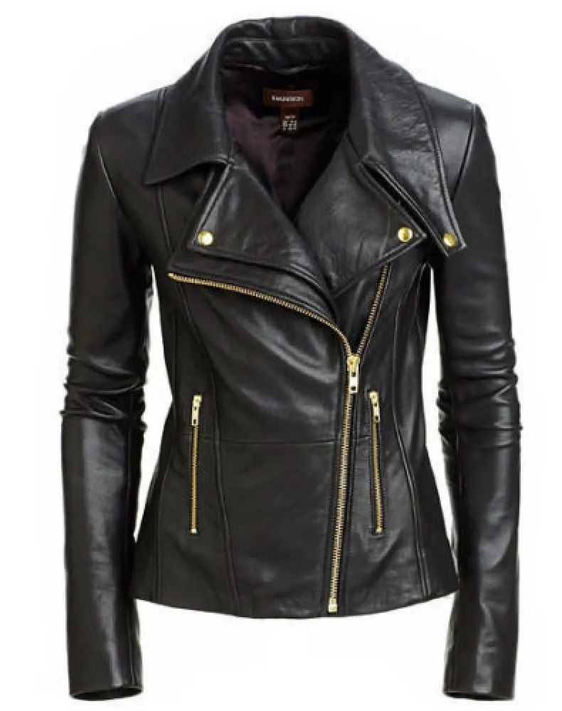Women's Motorcycle Leather Jacket