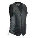 Men's Motorcycle Leather Vest
